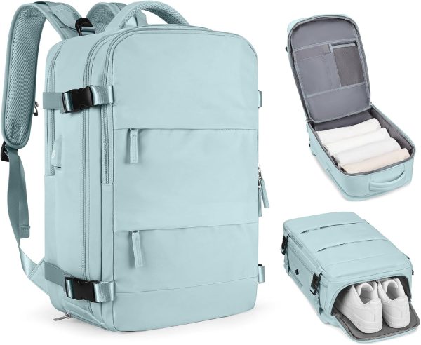 Personal Item Travel Backpack For Women Men Airline Approved Carry On Backpack Flight Approved Waterproof Sports Luggage Backpack Casual Daypack Small Hiking Backpack